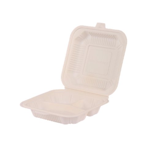 Clamshell 3 compartimentos 8 pulgadas